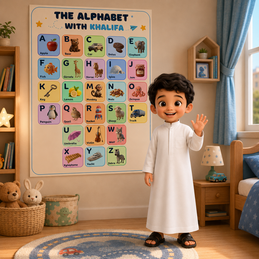 English Alphabet Poster