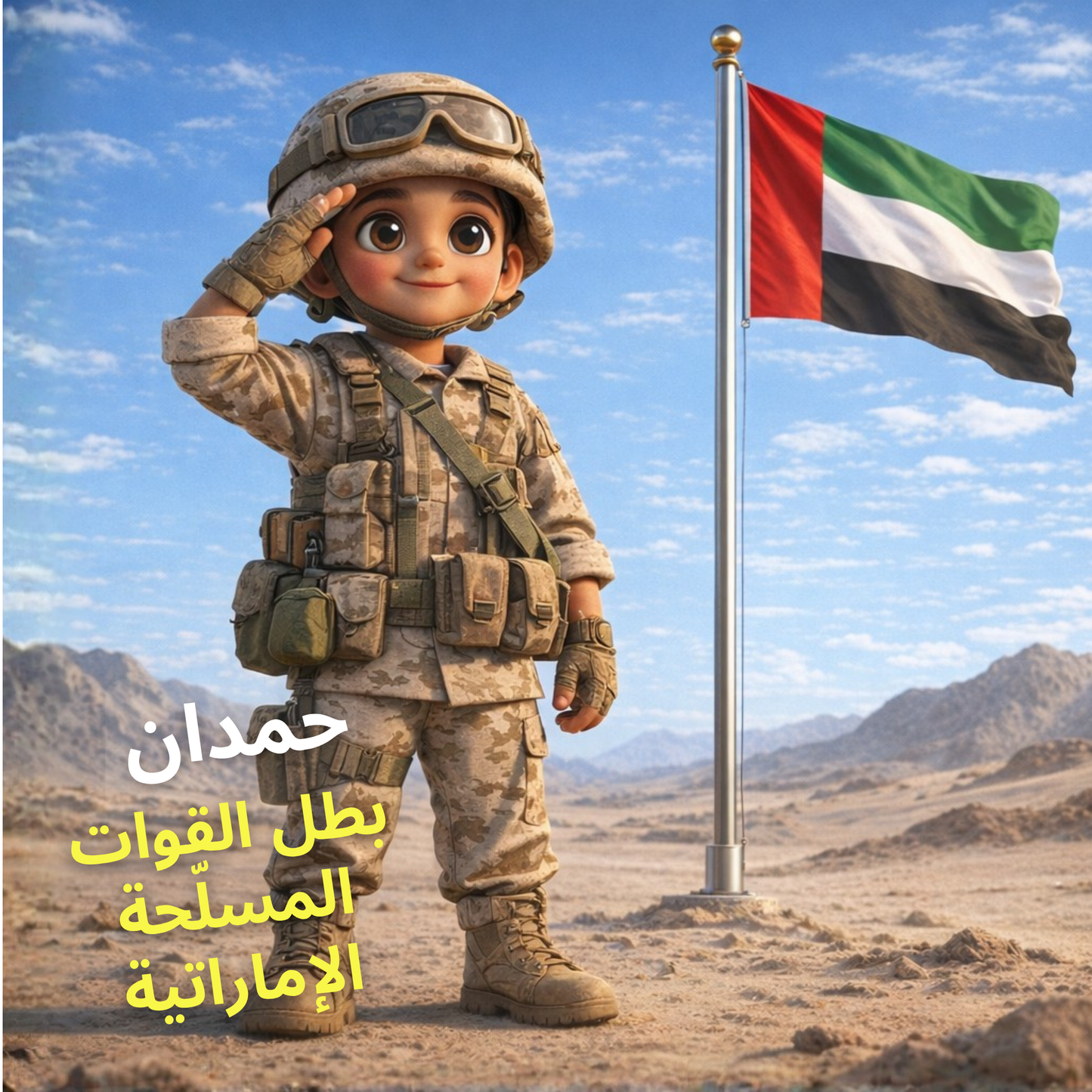 Hamdan - The Brave UAE Soldier