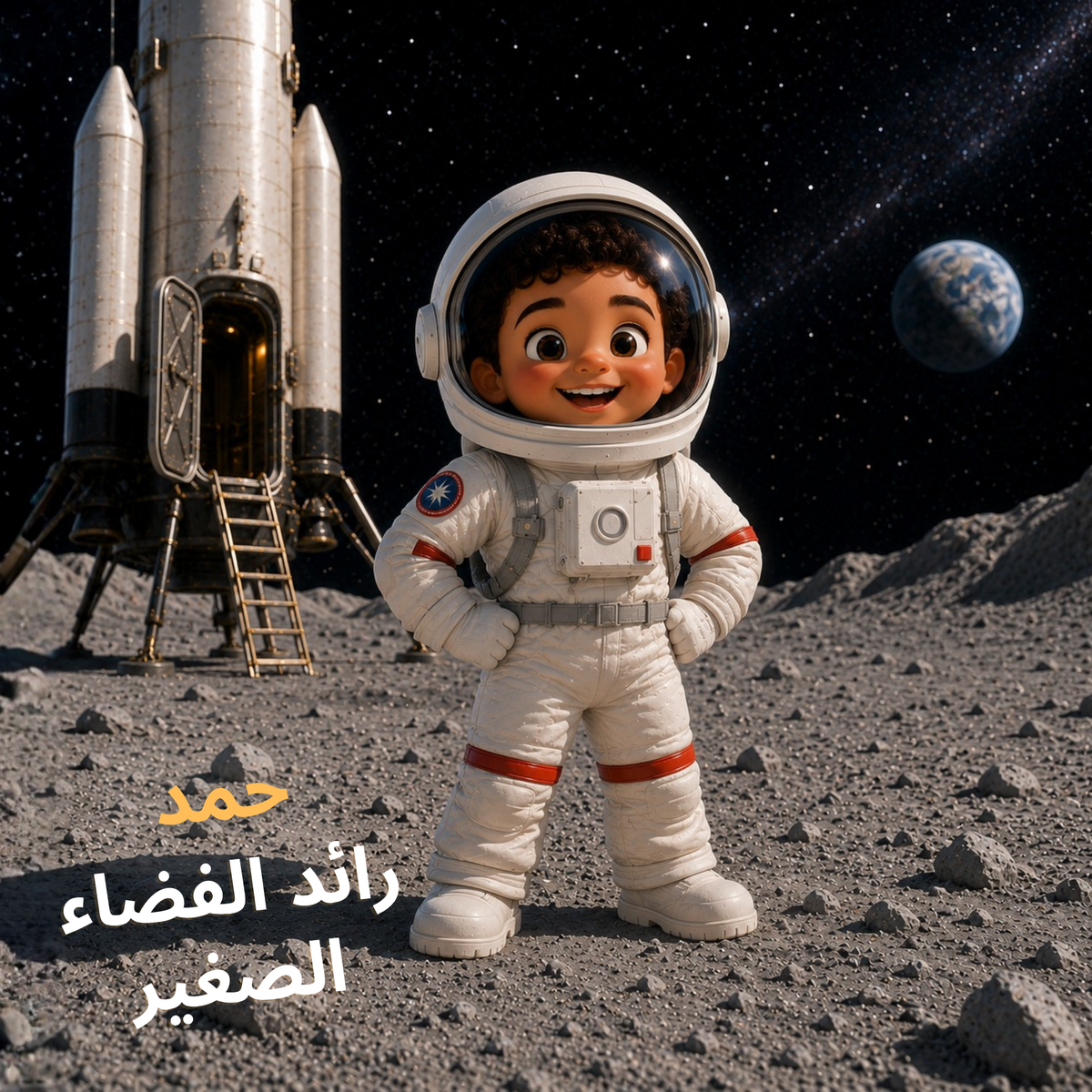 حمد رائد الفضاء الصغير