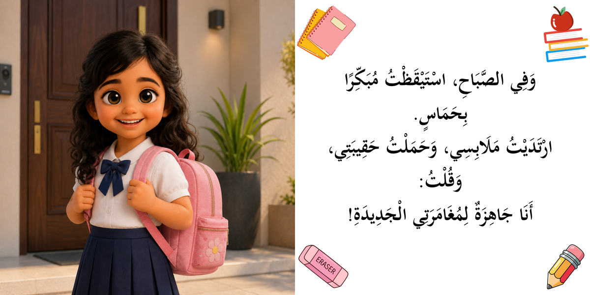 يوم حصة الأول في المدرسة