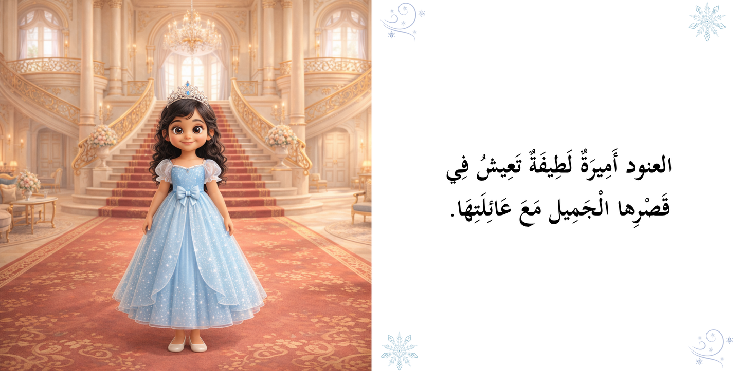 Princess Alanoud and the snow storm
