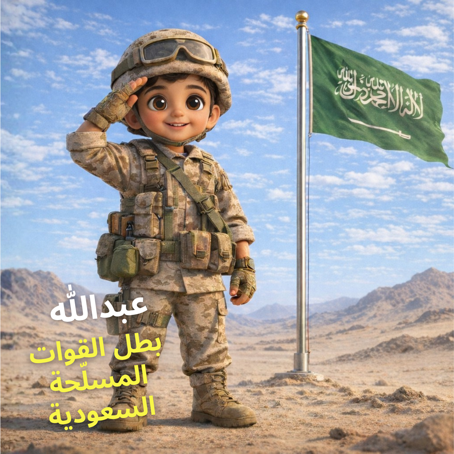 Abdallah - The Brave KSA Soldier