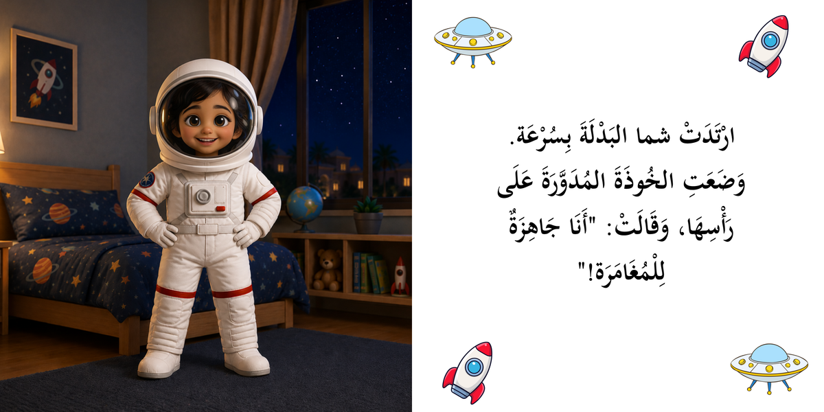 حمد رائد الفضاء الصغير