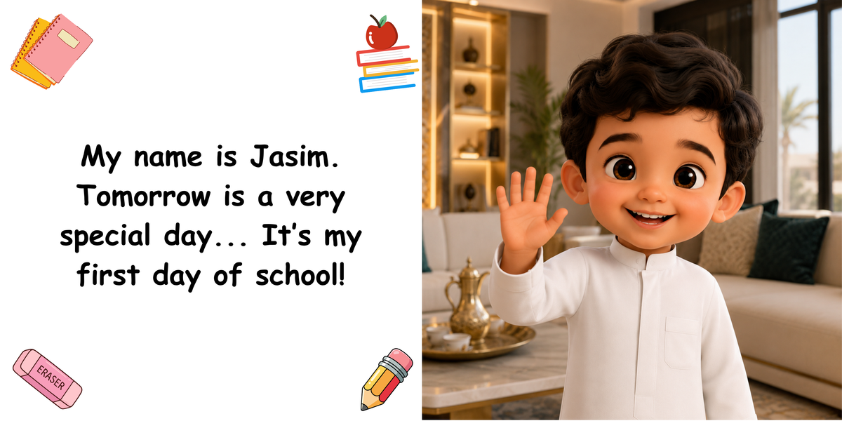 يوم حصة الأول في المدرسة