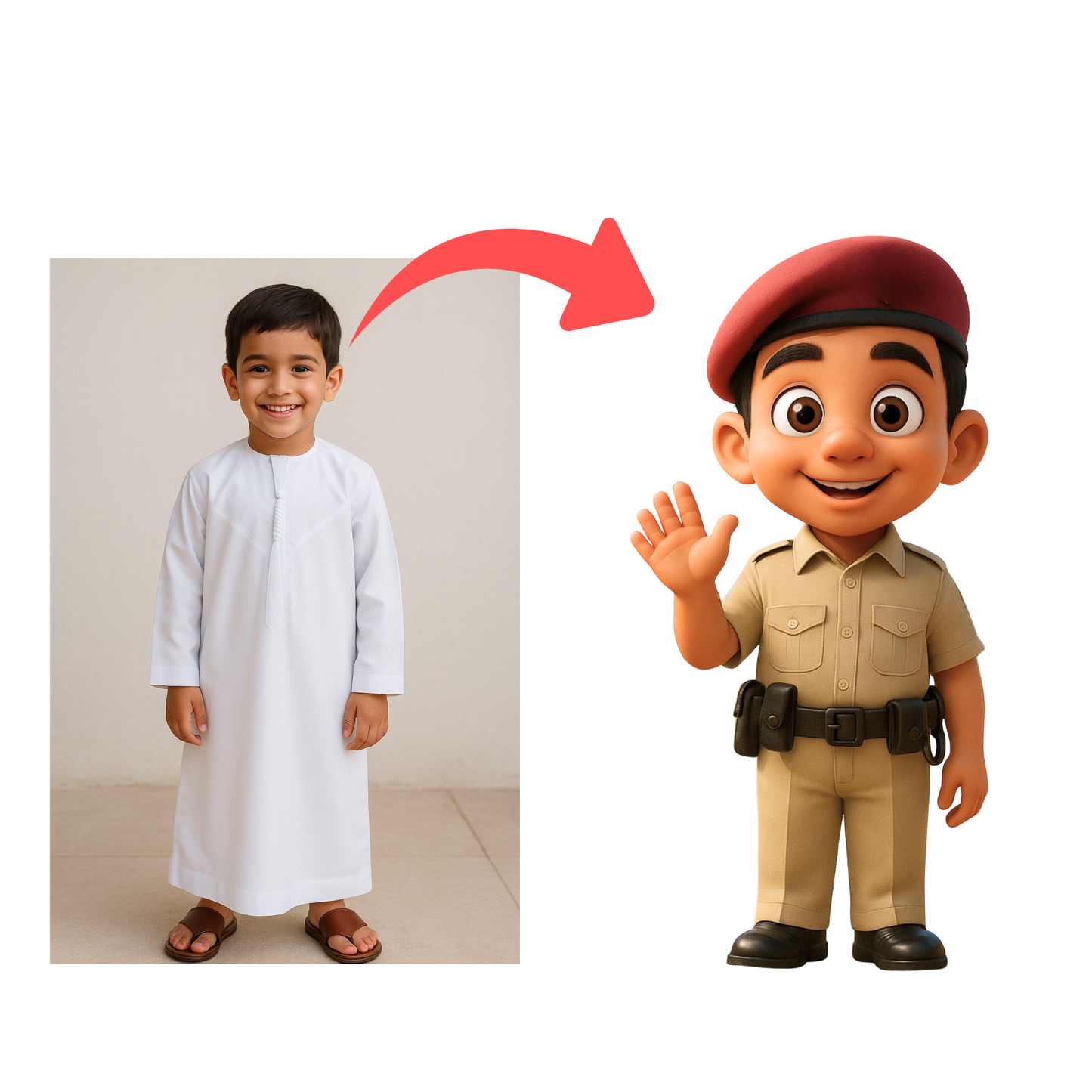 I want to be a policeman
