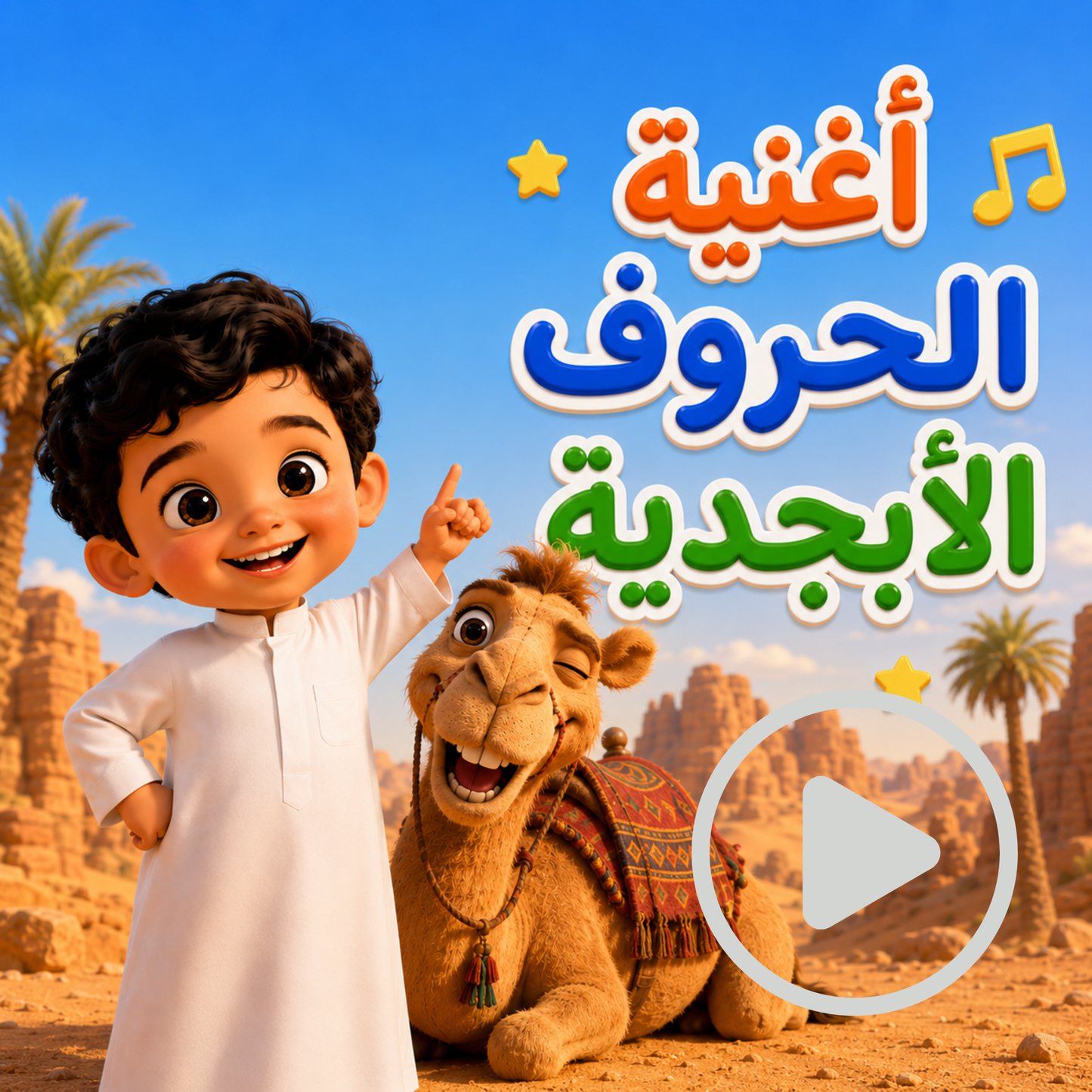 أغنية الحروف الأبجدية - عربي