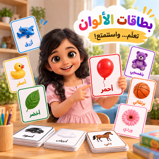 فلاش كرت الألوان