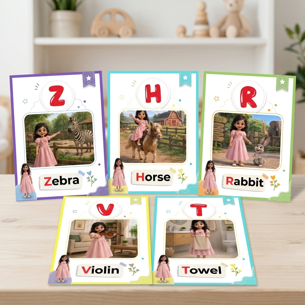 Alphabet Flash Cards - English