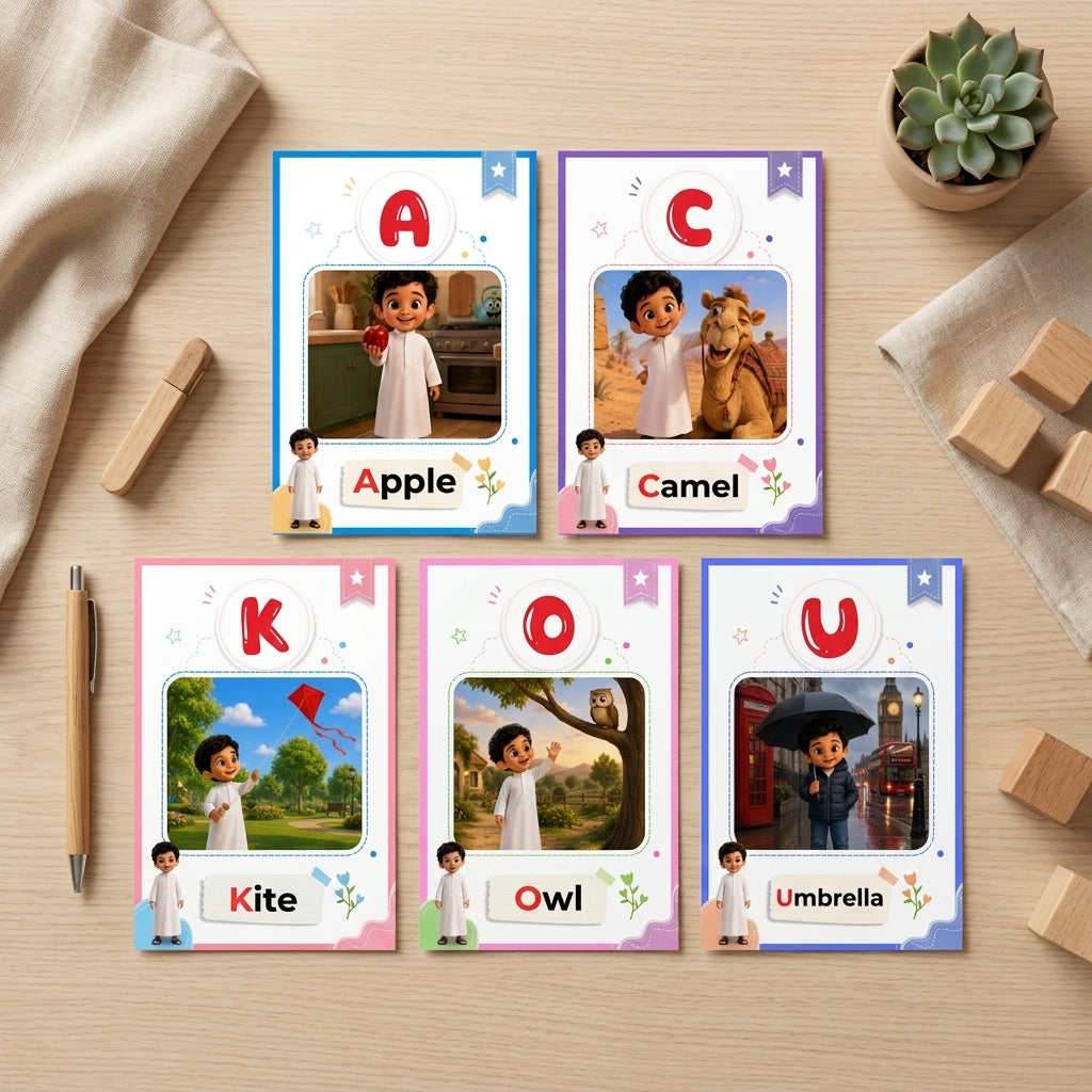 Alphabet Flash Cards - English