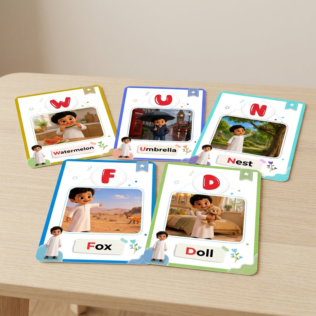 Alphabet Flash Cards - English
