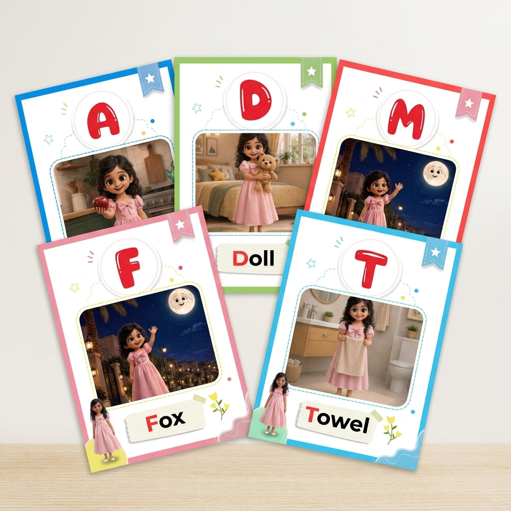 Alphabet Flash Cards - English